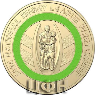2024 Australia NRL Men's Premiership Coloured $2 Coin - Uncirculated.jpg