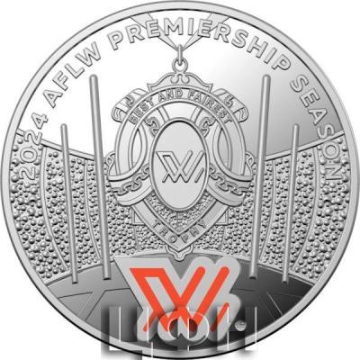 Australian Football League 2024 $1 Coloured Fine Silver Proof Two-Coin Set.jpg