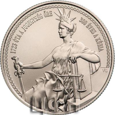 2023. The 300th Anniversary of the Curia of Hungary – base metal collector coin (BU).jpg