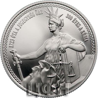 2023. The 300th Anniversary of the Curia of Hungary – base metal collector coin (proof).jpg