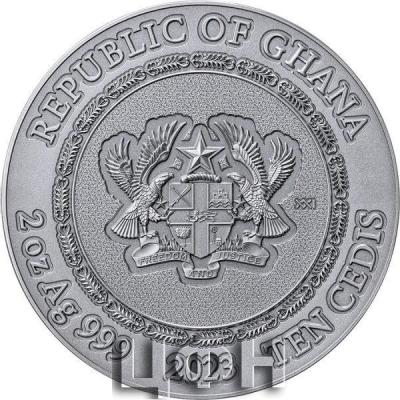 10 Cedis Ghana 2023 Antique Finish.jpg