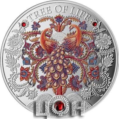 2025 Republic of Ghana 5 Cedis Autumn Tree of Life 1 oz Proof-like Silver Coin.jpg