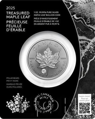 2025 CANADA 5 DOLLARS Polar Bears Privy Mark - 1 oz. 99.99% Pure Silver Coin (2).jpg