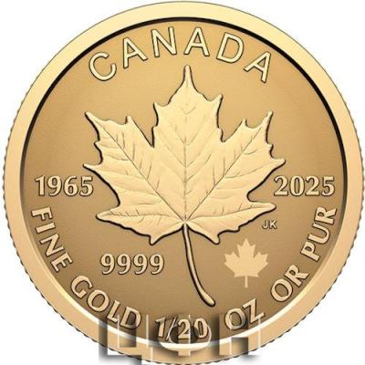 2025 Canada Pure Gold Fractional Set - 60th anniversary of the National Flag of Canada .jpg