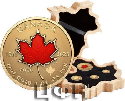 2025 Canada 1.4 oz Gold Multifaceted Maple Leaf 4-Coin Set .9999 Fine (wBox & COA)(2).jpg