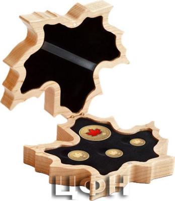 2025 Canada 1.4 oz Gold Multifaceted Maple Leaf 4-Coin Set .9999 Fine (wBox & COA).jpg