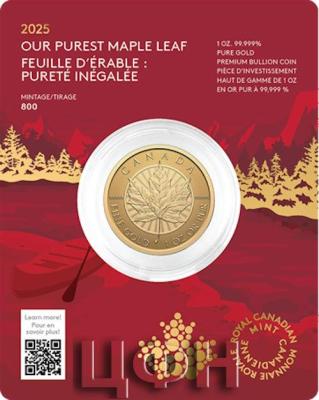 2025 Our Purest Maple Leaf - 1 oz. 99.999% Pure Gold Coin (Premium Bullion) (2).jpg