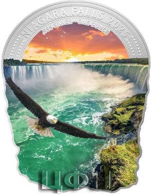 NIAGARA FALLS Wonders of Nature 1 Oz Monnaie Argent 2$ Fiji 2025.jpg