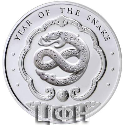 2025 Bhutan Lunar Snake Fine Silver 1 oz 999 Coin.jpg