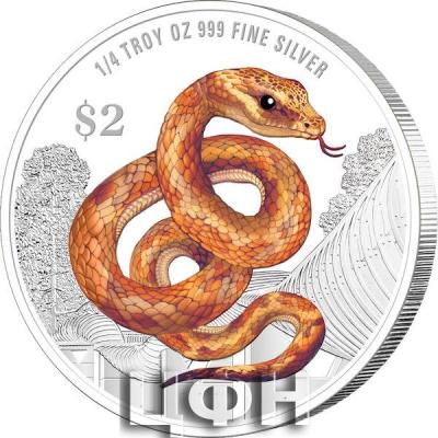 2025 Singapore Lunar Snake 0.25 troy oz 999 Fine Silver Proof-Like Colour Coin.jpg