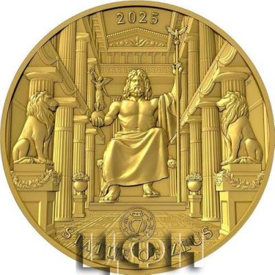 2025 Gold Coin 50$ Solomon Islands Statue of Zeus Seven Wonders of The Ancient World.jpg