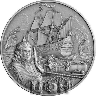 OXFORD Captains of Fortune 2024 $5 2 oz Pure Silver Antique Finish Coin – Barbados.jpg