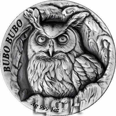 BUBO BUBO Owl Tree Hollow Coin 1 Oz Silver Coin 2$ Samoa 2024 .jpg