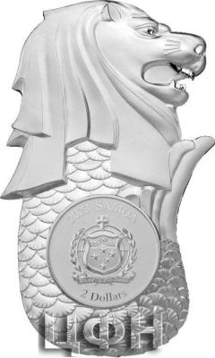 Samoa 2023 2 Dollar Merlion PP.jpg
