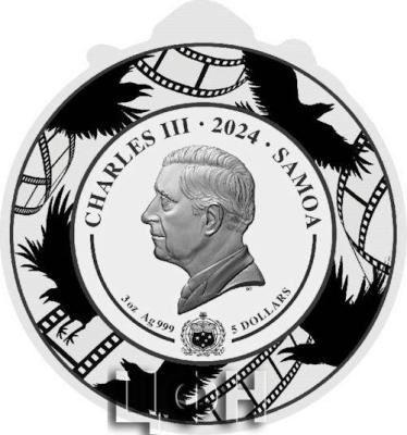 5 Dollars Samoa 2024 Alfred Hitchcock.jpg