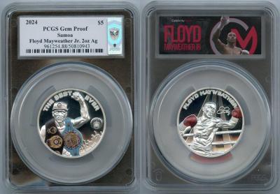 2024 Floyd Mayweather Jr 2 Oz 999 Silver Coin PCGS Gem Proof $5 Samoa Coin.jpg