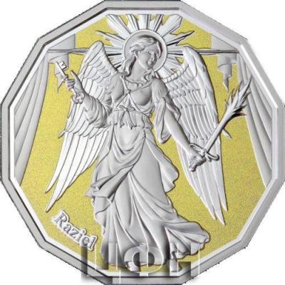 Samoa 2024 2 Dollar Erzengel im Tierkreis - Löwe VS Raziel .jpg