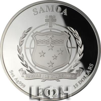 15 Dollar Robert Louis Stevenson - Die Schatzinsel 2024 PP Samoa .jpg