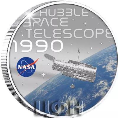 2023 Hubble Space Telescope 50mm Silver-plated Coin.jpg