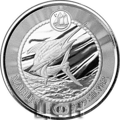 1 Dollar 2023 Cayman Islands Marlin 1 oz Silver Coin.jpg