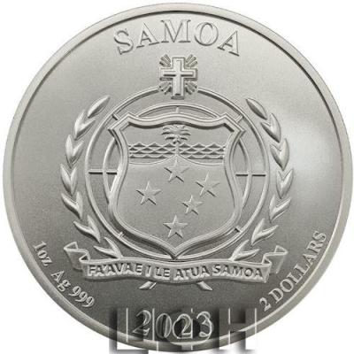 Silver Ounce 2023 Four Guardians - Vermilion Bird, Coin from Samoa.jpg