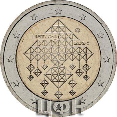 2 Euro Strohgärten in Litauen 2024 bfr.jpg