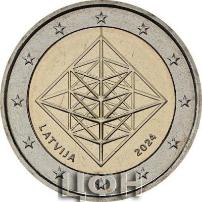 Литва 2 евро 2024 Соломенные сады.jpg