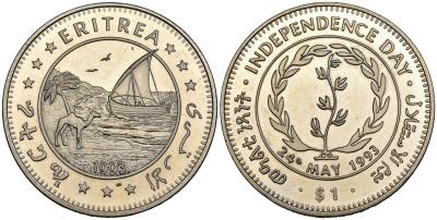 05-24-1993 Eritrea - 1 Dollar 1993 - Giorno dell'Indipendenza.jpg