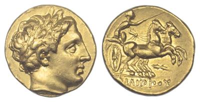 Kingdom of Macedon, Philip II (359-336 BC). Gold Stater. Mint of Pella..jpg