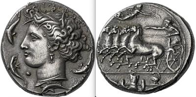 Syracuse Decadrachm, circa 400..jpeg