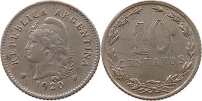 Аргентина, 10 сентаво 1920..jpg