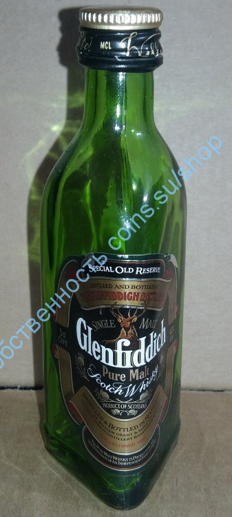 минибутылка на 0,05л пустая Glenfiddich