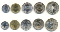 набор монет для обращения Колумбии