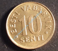 Эстония 10 сентов 1998