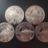 Нидерланды 10 экю 1993 Маастрихт 5 монет