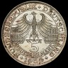 ФРГ 5 марок 1955 Людвиг-Вильгельм маркграф фон Баден