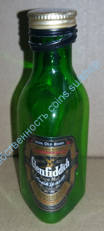 минибутылка на 0,05л пустая Glenfiddich