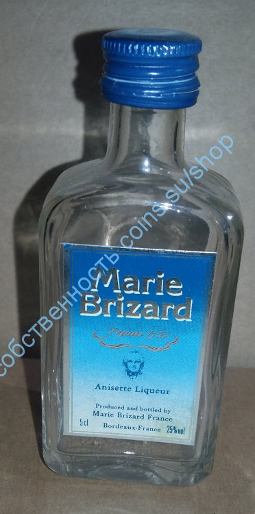 минибутылка на 0,05л пустая Marie Brizard