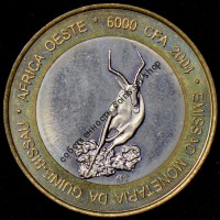6000 франков 2004 КФА ВСЕАО (Гвинея-Бисау) 