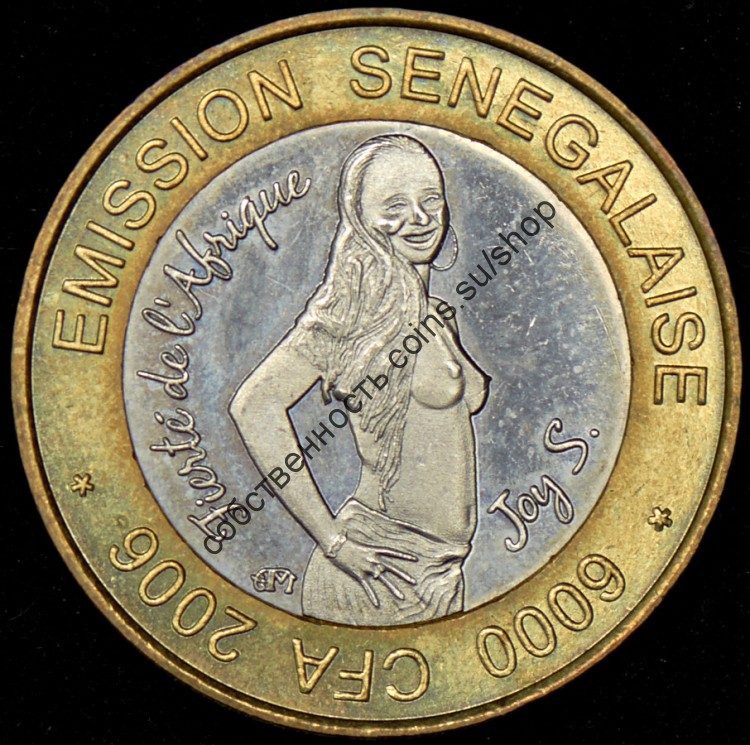 6000 франков 2006 КФА ВСЕАО (Сенегал) 