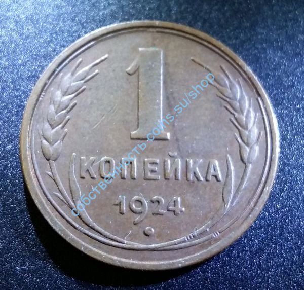1 копейка 1924 UNC-
