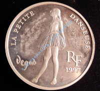 Франция 10 франков=1.5 евро "Маленькая танцовщица"