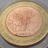 Сенегал гордость Африки-Джой С. Вставка из бронзы-тираж 100 штук