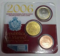 набор монет Сан-Марино 2006 года