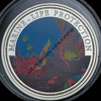 Палау 5 долларов 1994 морская фауна-цветная