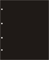 Листы-прокладки, черные (формат: 24 х 28,3 см) [пачка10 шт] (Hartberger)