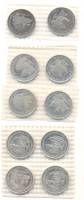 Украина. Памятные 200 000 карбованцев 1995 "Перемога" 10 монет