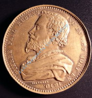 медаль, посвящённая Рубенсу